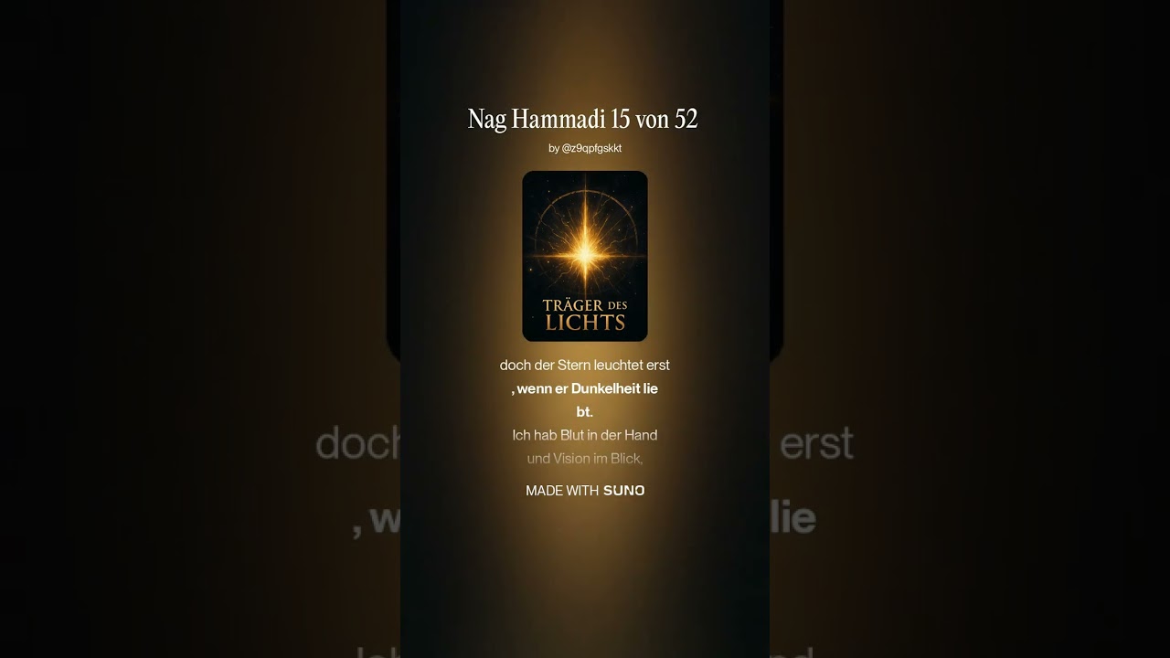 Nag Hammadi 15 von 52 — Der Ursprung des Kosmos