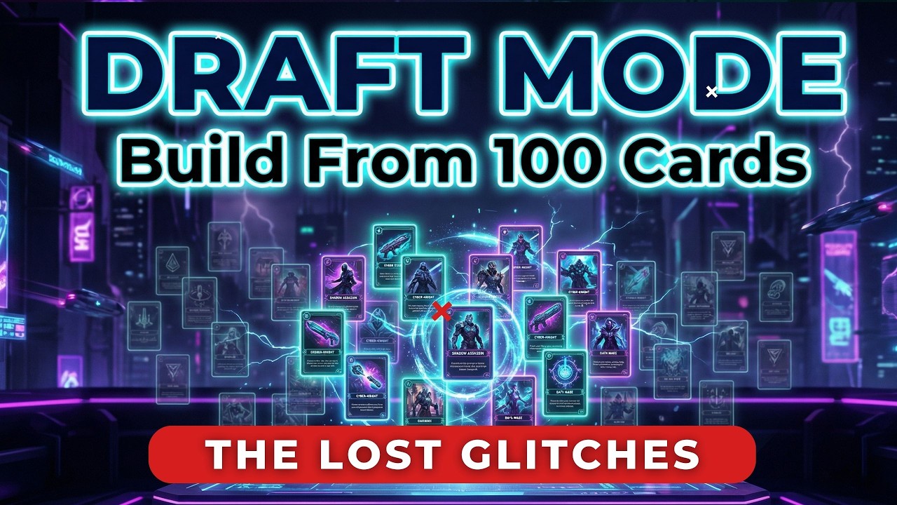 Draft Mode Guide – Stop Building Wrong in The Lost Glitches TCG