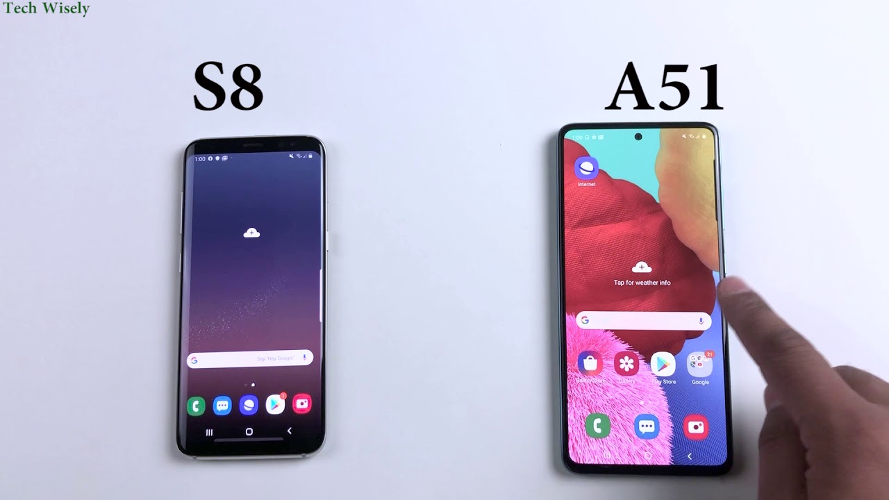 SAMSUNG A51 vs S8 | Speed Test Comparison