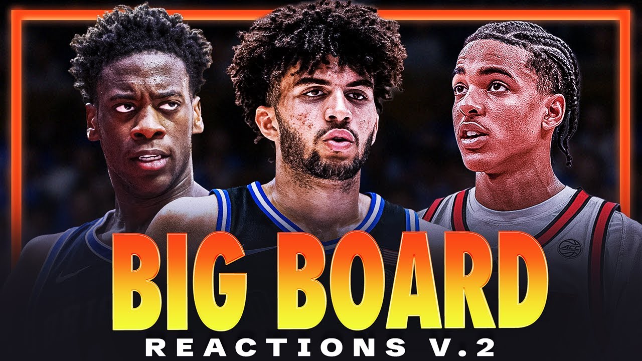 2026 NBA Draft Big Board V.2 REACTIONS & GREEN ROOM