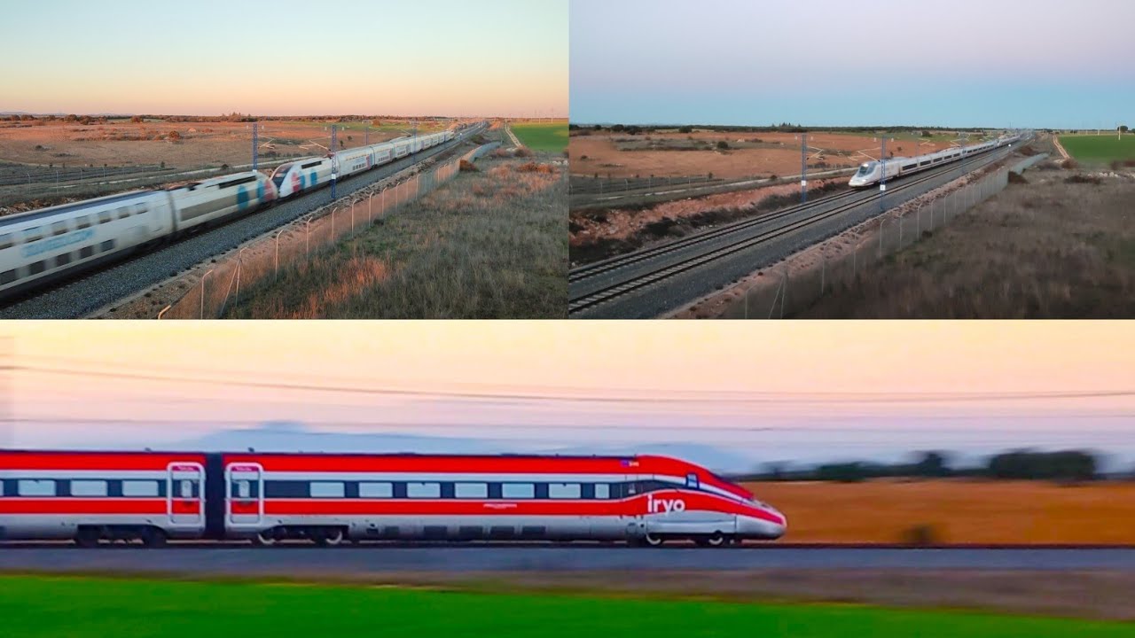 Ferrocaril Español:Alta Velocidad Iryo,Renfe Ave,Avlo,Ouigo y Alvia 120