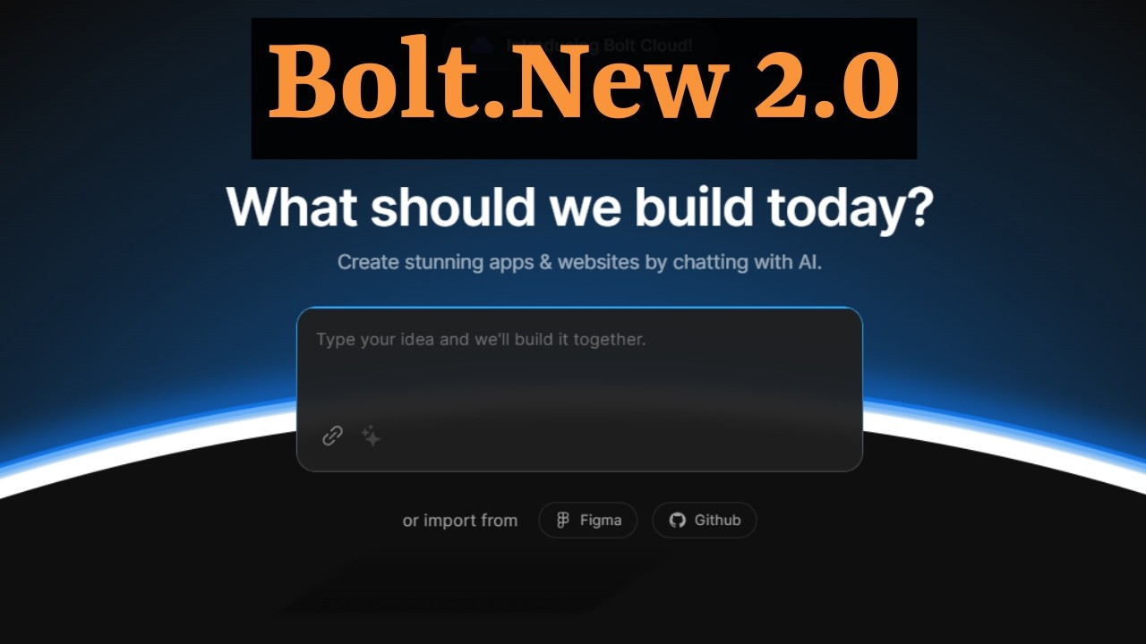 Bolt.new v2 &mdash; какие НОВЫЕ функции?