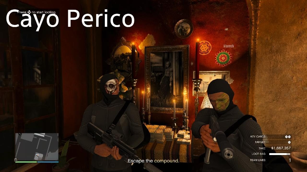 Cayo Perico heist 1.5M