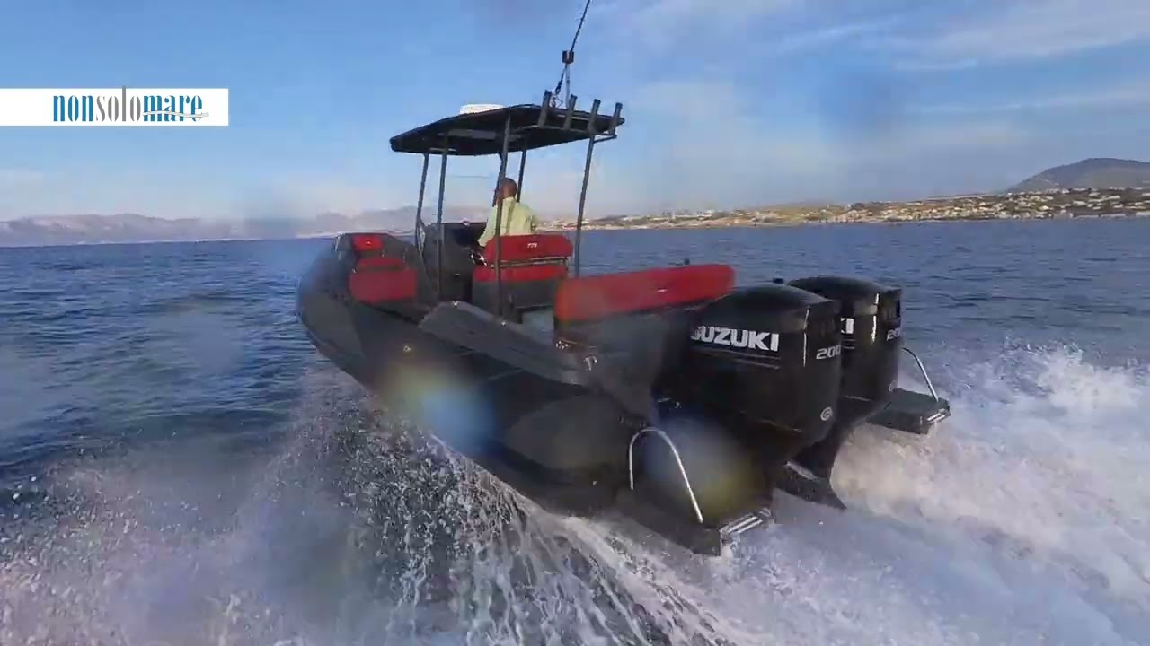 prova in mare Master 775 Fishing motorizzato con 2 Suzuki DF200AP