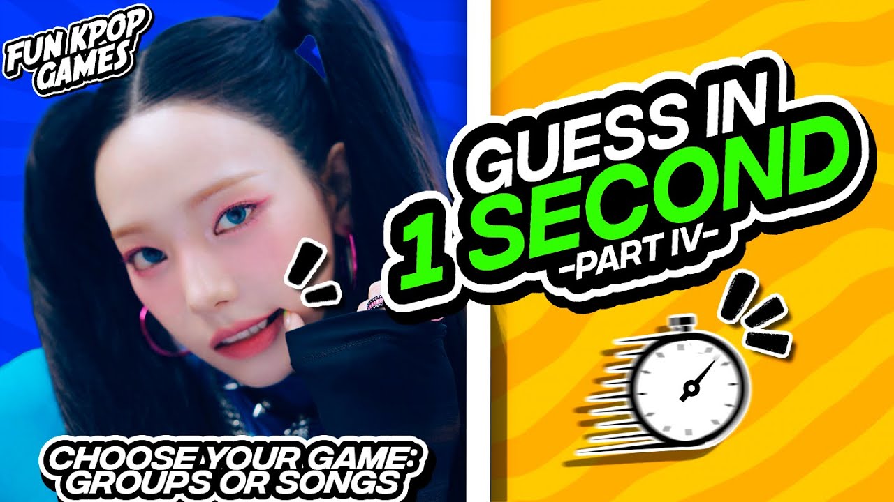 ✨GUESS THE KPOP SONG OR GROUP IN 1 SECOND #4 - FUN KPOP GAMES 2024