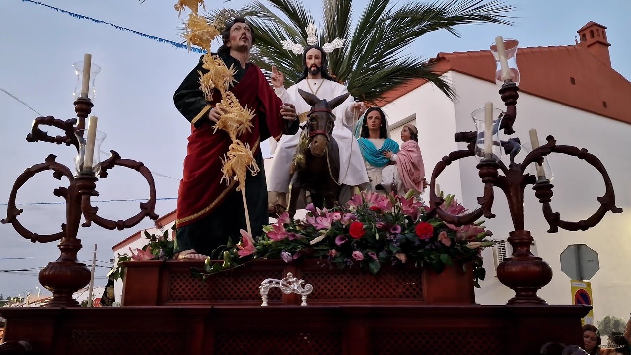 Procesión Extraordinaria Borriquita de Trajano - 25 Aniversario - A Jesús por María y Reina de Reyes