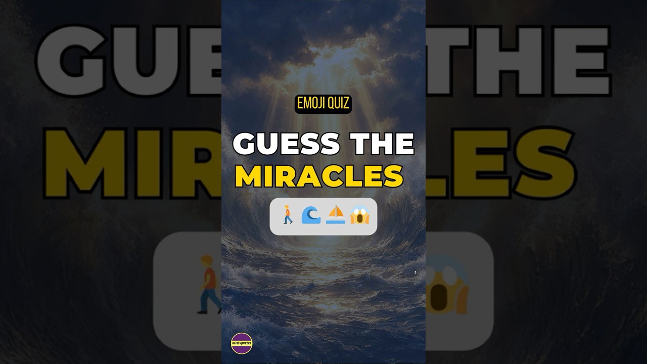 Guess the Miracle ✨ #biblequiz #shorts #jesus