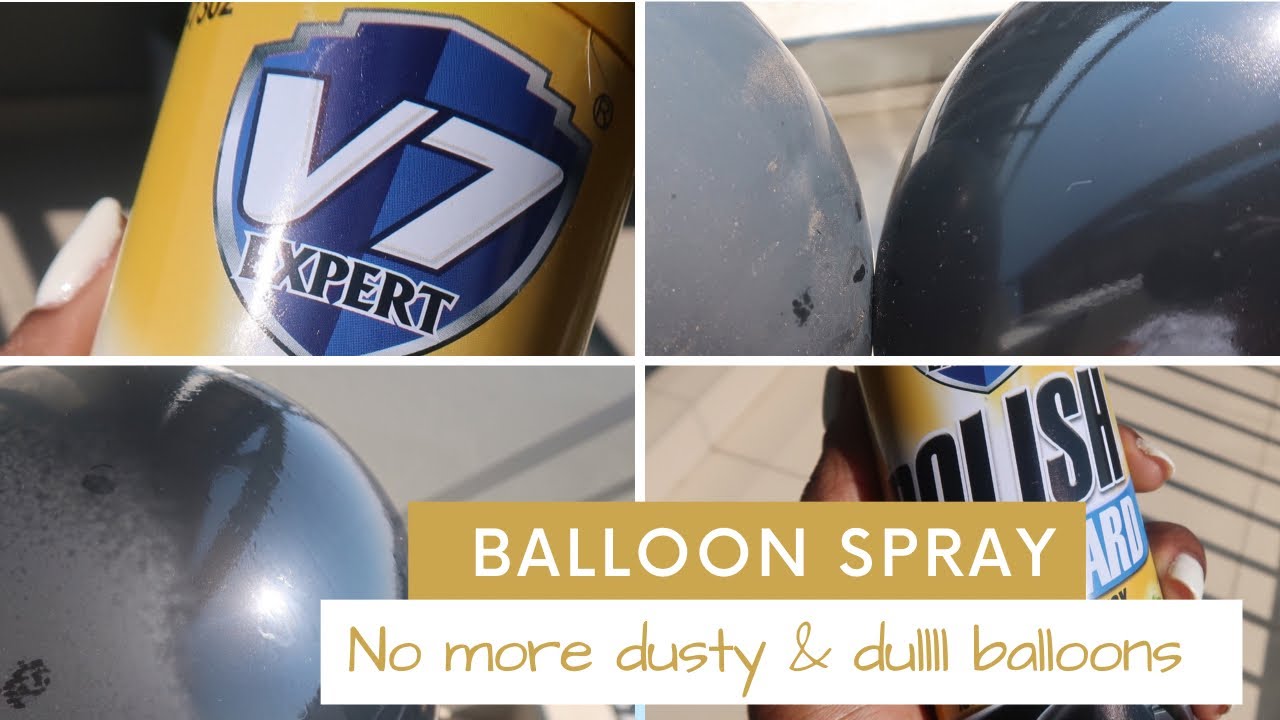 Balloon shine spray