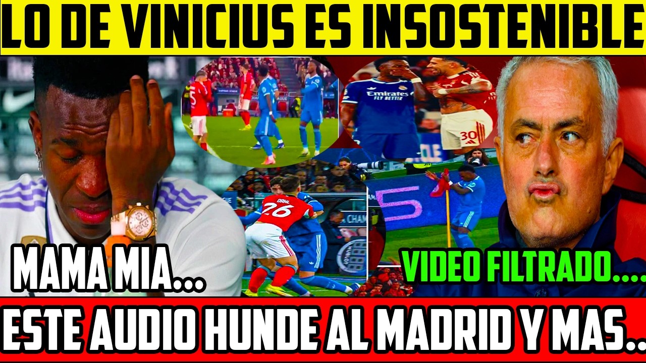 💥LO DE VINICIUS ES INSOSTENIBLE, ESTE AUDIO HUNDE AL MADRID, SALEN A LA LUZ VIDEOS Y MAS...💣