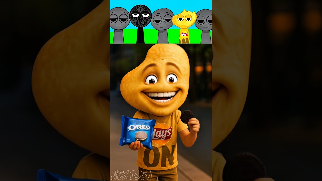 Incredibox Sprunki OC - Oreo and Lay's #sprunkioc #incredibox #funny #sprunki #oreo #lays