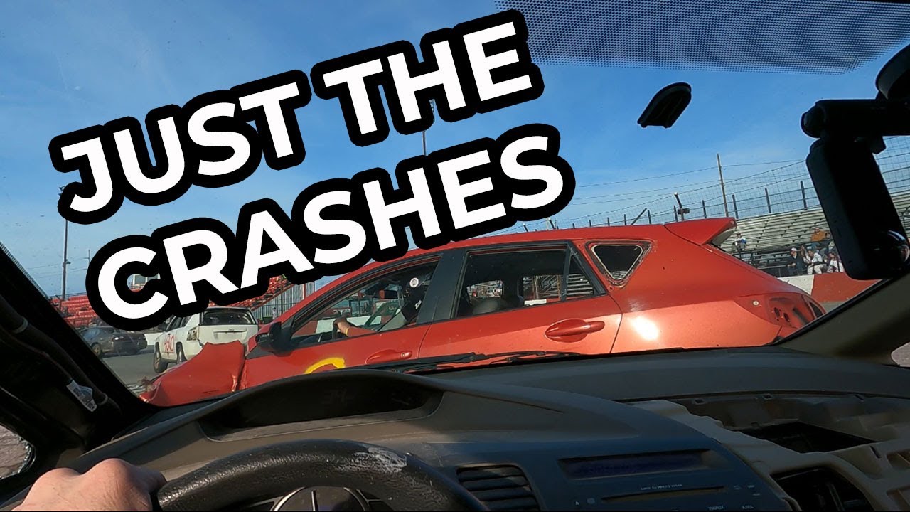 Just the crashes and saves from the Indianapolis Speedrome Grocery Getter Race 4/13//25