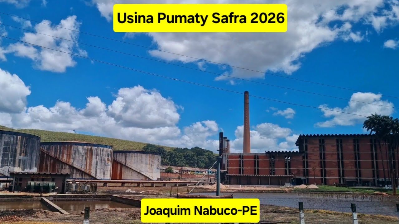 USINA PUMATY EM JOAQUIM NABUCO-PE, SAFRA 2026.