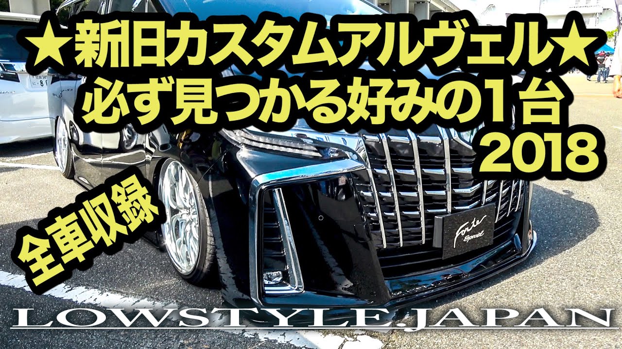アルファード ヴェルファイア TOYOTA ALPHARD VELLFIRE Car Meet 約350台集結！！ アルヴェルミーティング STYLEWAGON 2018