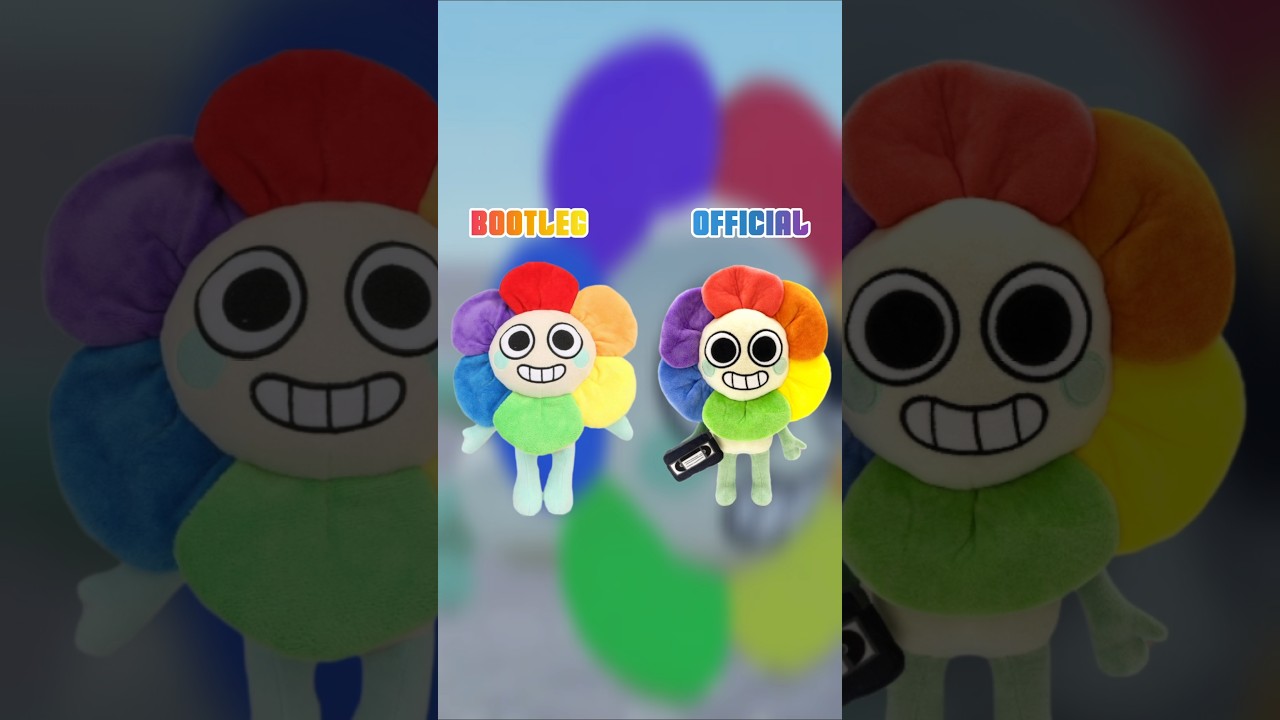 Dandy's World Plush Comparison [Bootleg vs. Official]