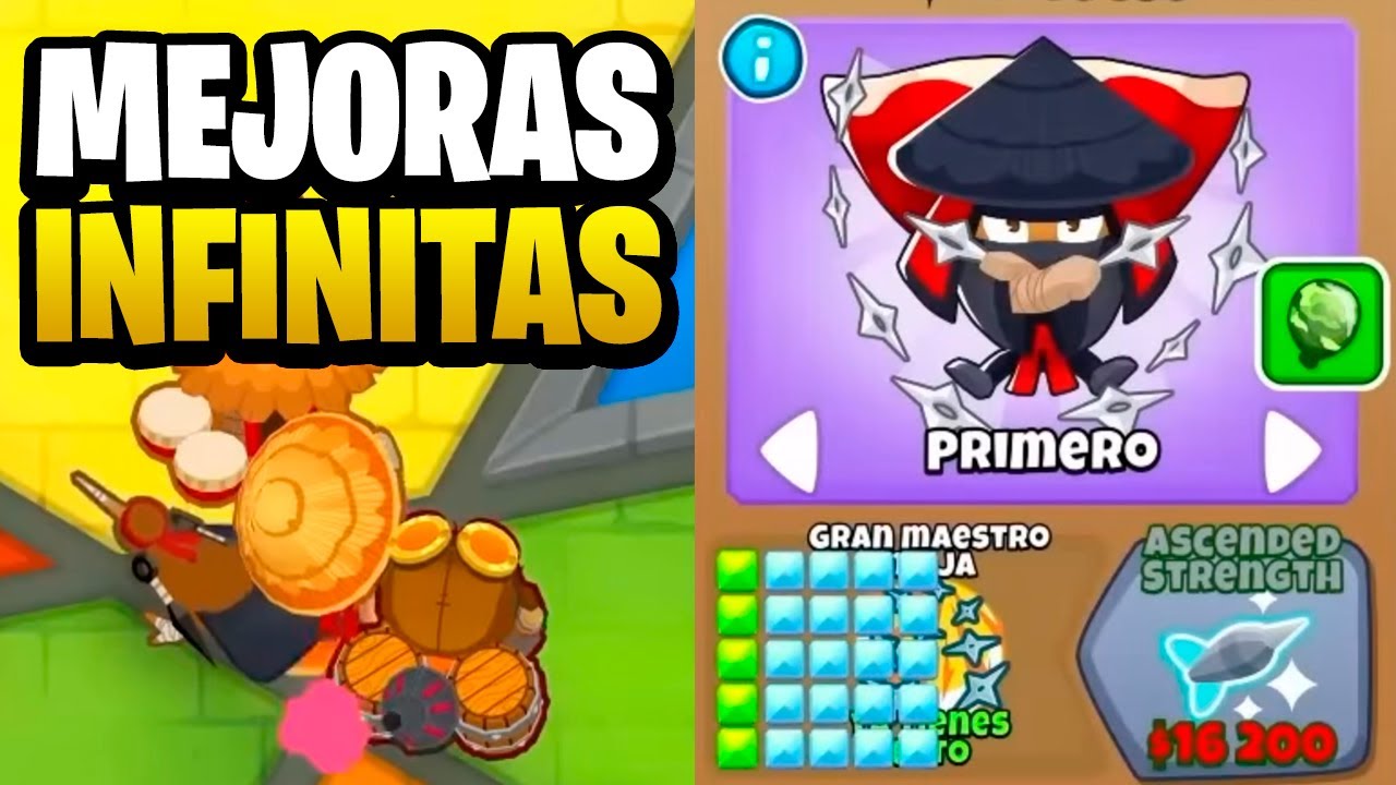 Juego al Bloons TD 6 pero las MEJORAS son INFINITAS