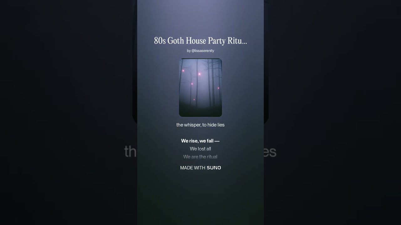 80s Goth House Party Ritual