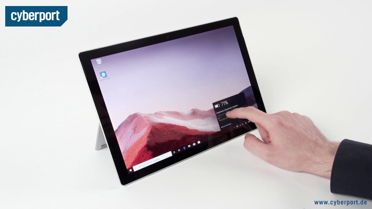 Microsoft Surface Pro 7 mit Intel® Core™ i5-1035G4 Prozessor im Test I Cyberport