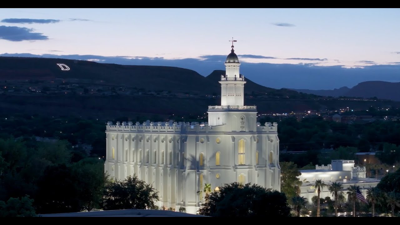 St  George Temple Renovation Media Tour 2023
