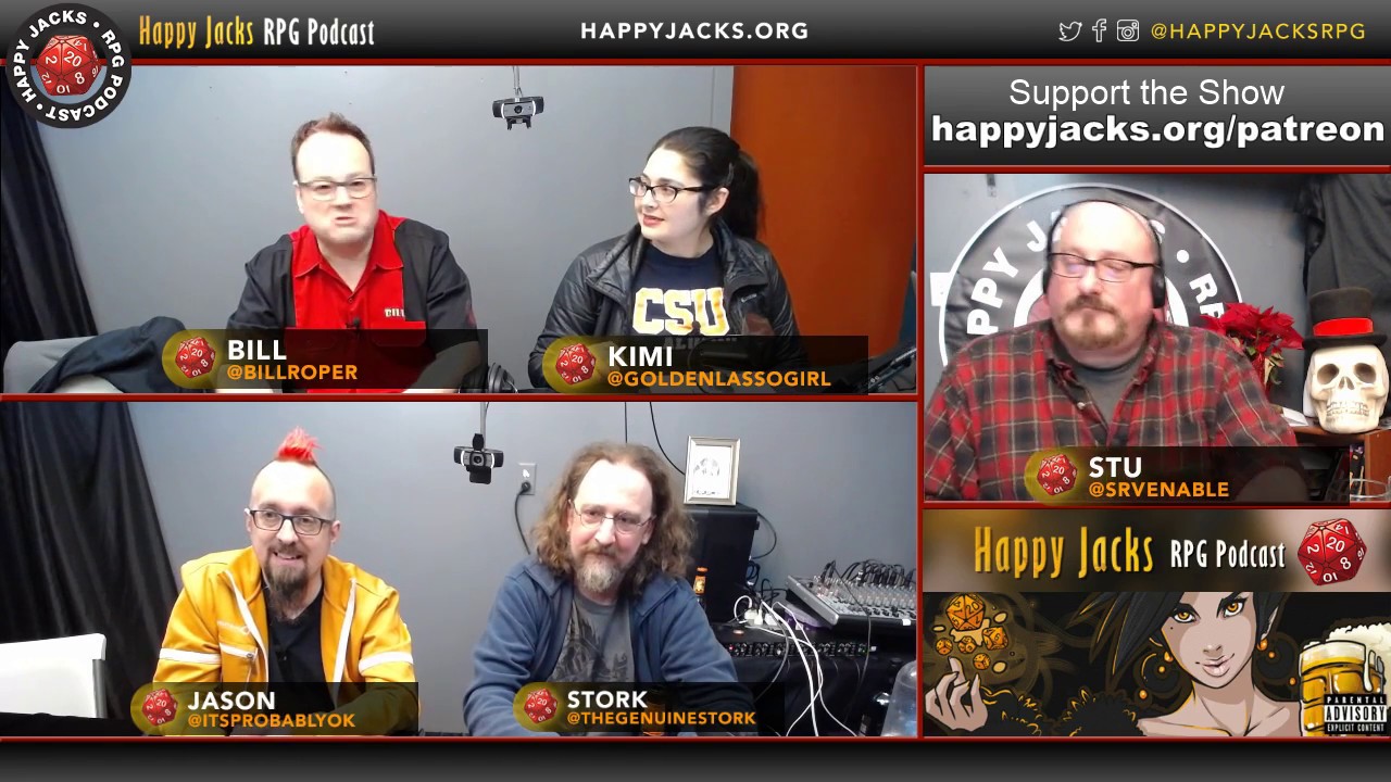 Happy Jacks RPG Podcast 18-12: Romance in RPGs, Sci-Fi Advice, GMing Advice, Magic Items & More!