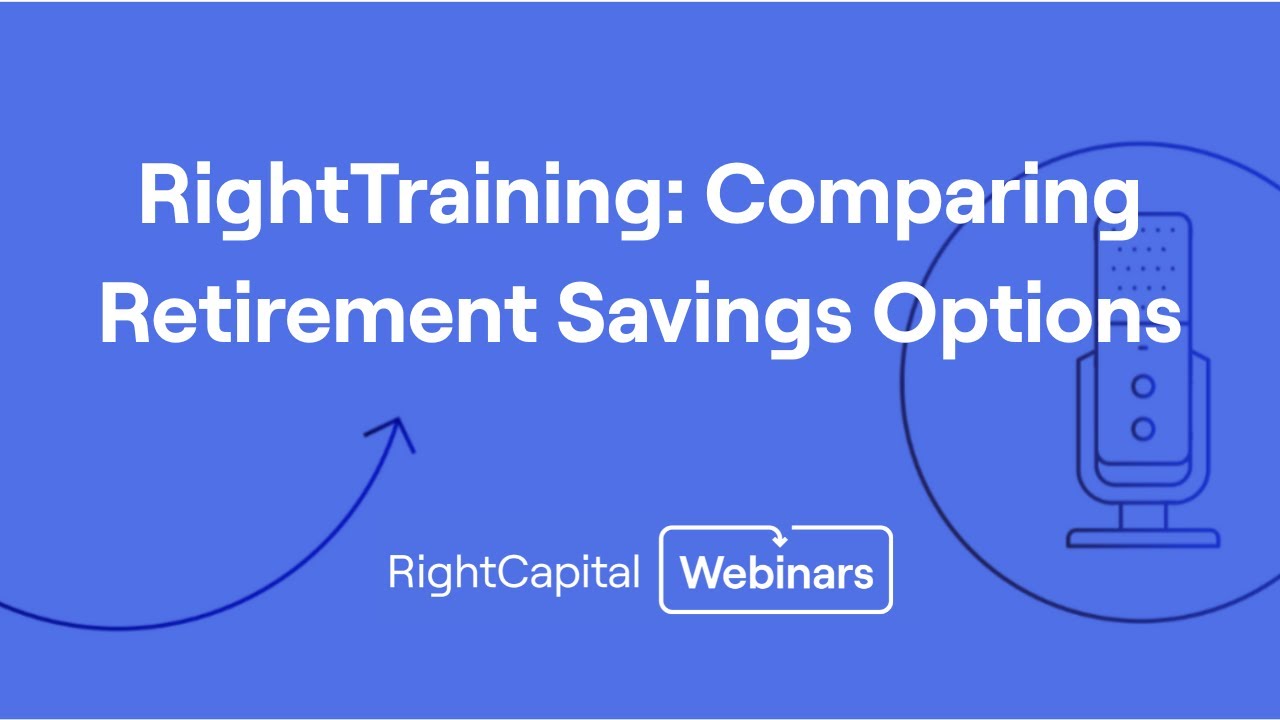 RightTraining: Comparing Retirement Savings Options