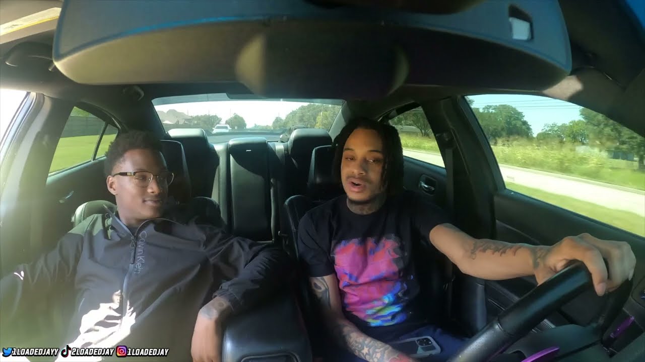 PULLING OFF IN MY BROTHER BADAZZFLO SRT AND LEAVING HIM...