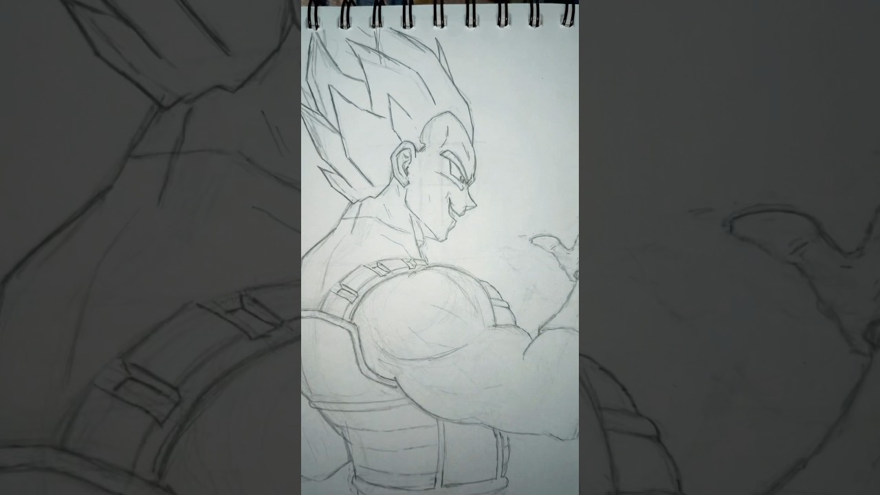 This VEGETA Drawing Hits DIFFERENT 😮‍🔥 