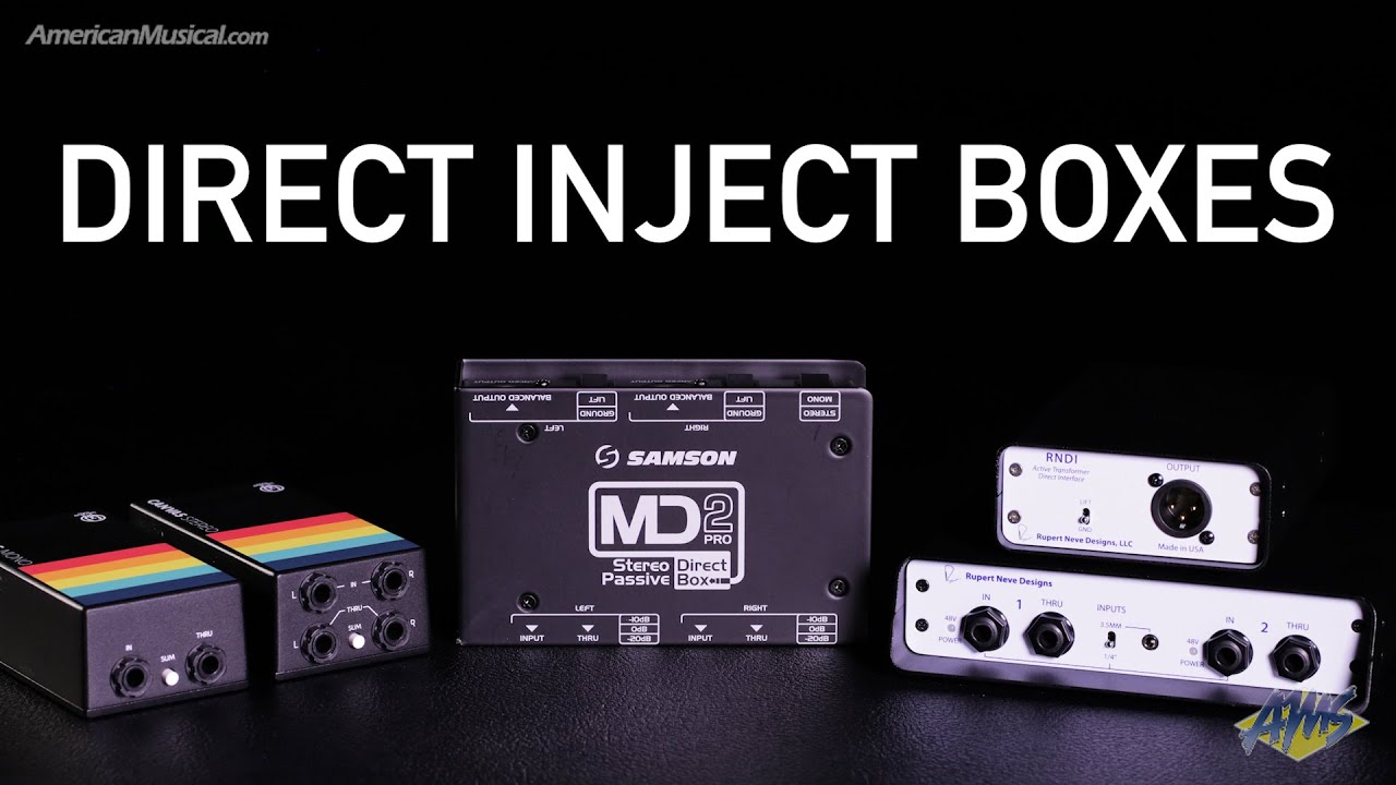 What is a D.I. Box? Why do I need a DI Box? Direct Inject Boxes At AmericanMusical com