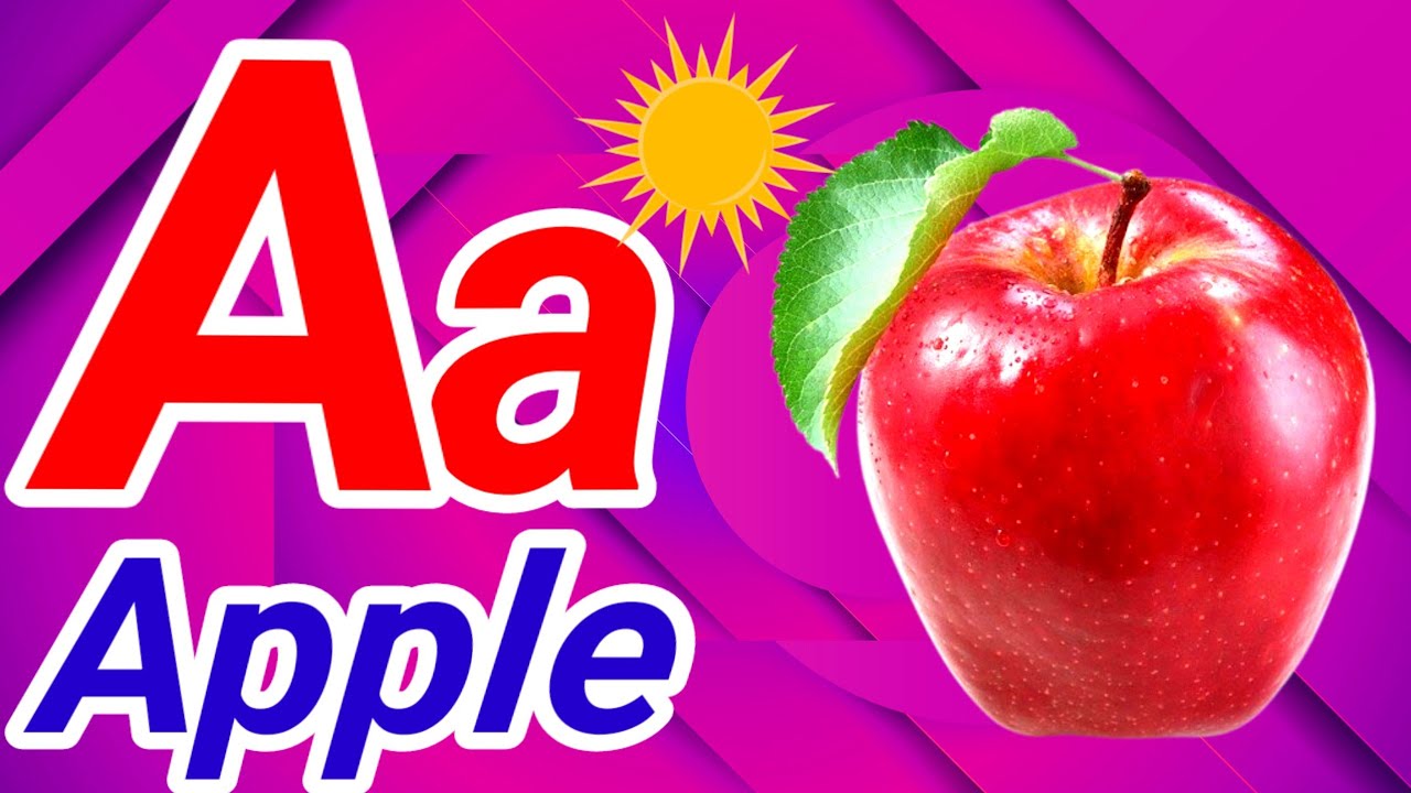 A for apple b for ball Alphabet Rhymes song 