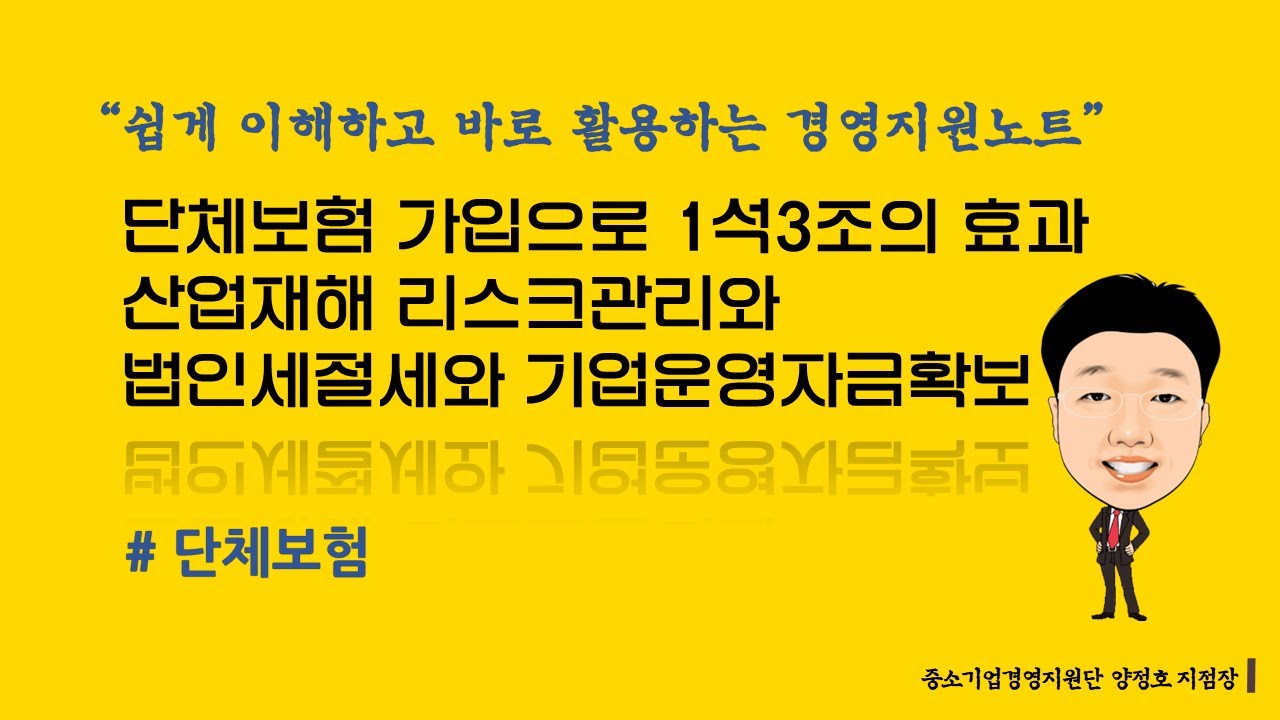 기업과 CEO를 위한 단체보험 쉽게 이해하고 바로 활용하기