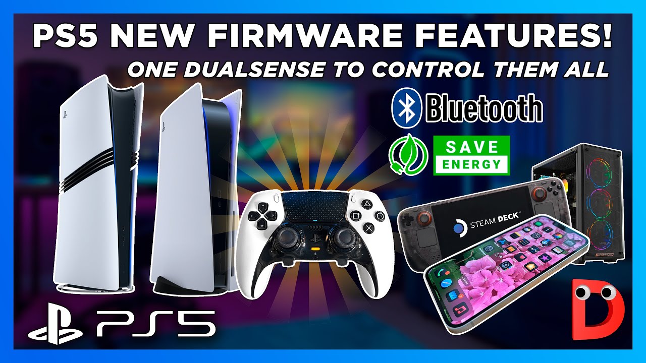 PS5 NEW Firmware FEATURES EXPLAINED I DualSense multiple bluetooth devices I Power Saver Mode