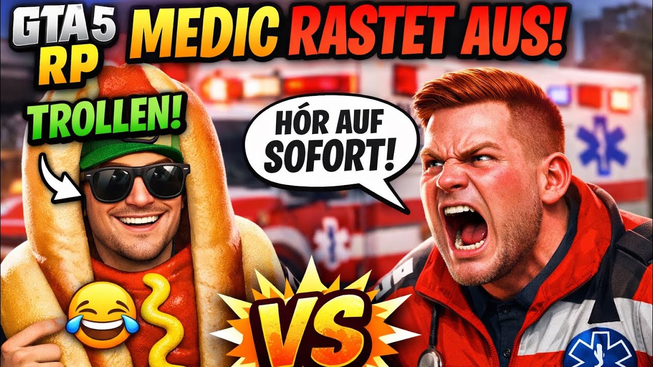 GEFANGENER MEDIC SCHREIT RUM IN GTA 5 RP!