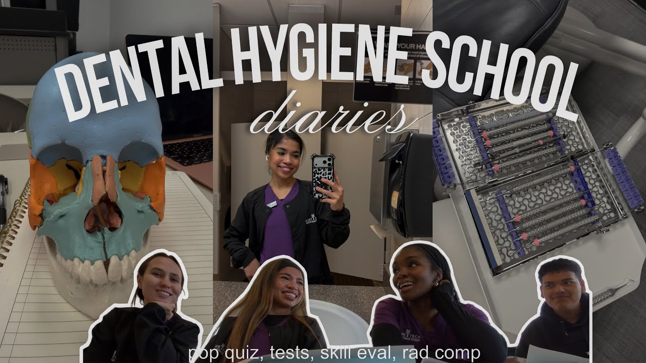 11th week of dental hygiene school(1st yr)𝜗𝜚⋆₊˚ car issues, hell week, tests, skill evals, and comp!