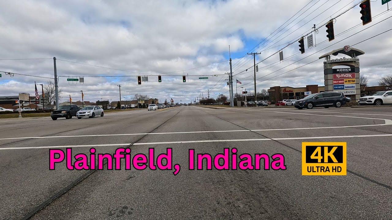 Driving Through the West Suburbs of Indianapolis | US-40 | 4K GoPro