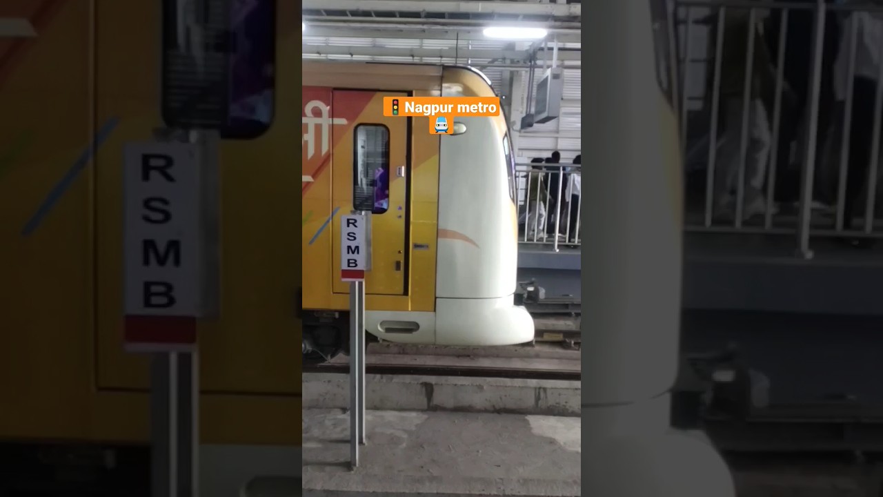 Nagpur maha-metro🚆   #shortsvideo #metro #metrotrain