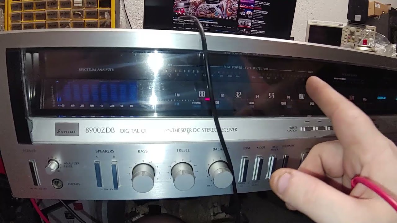 Primeiras Impressões Receiver Sansui 8900ZDB do Cliente Claudio