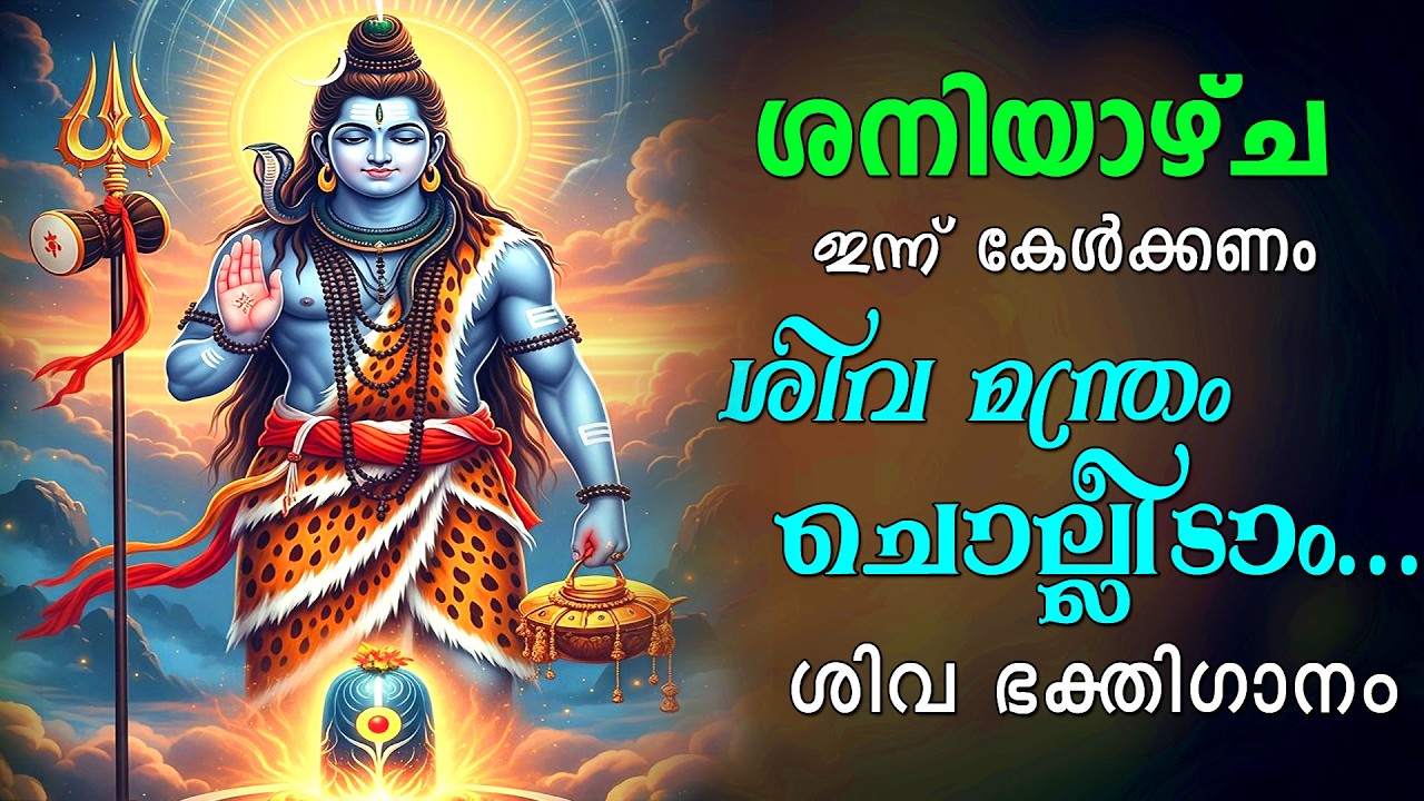 തിങ്കളാഴ്‌ച കേൾക്കേണ്ട ഓം നമശിവായ ശിവഭഗവാനേ ശിവ ഗാനം | Sivan Ganam | Aanandham TV
