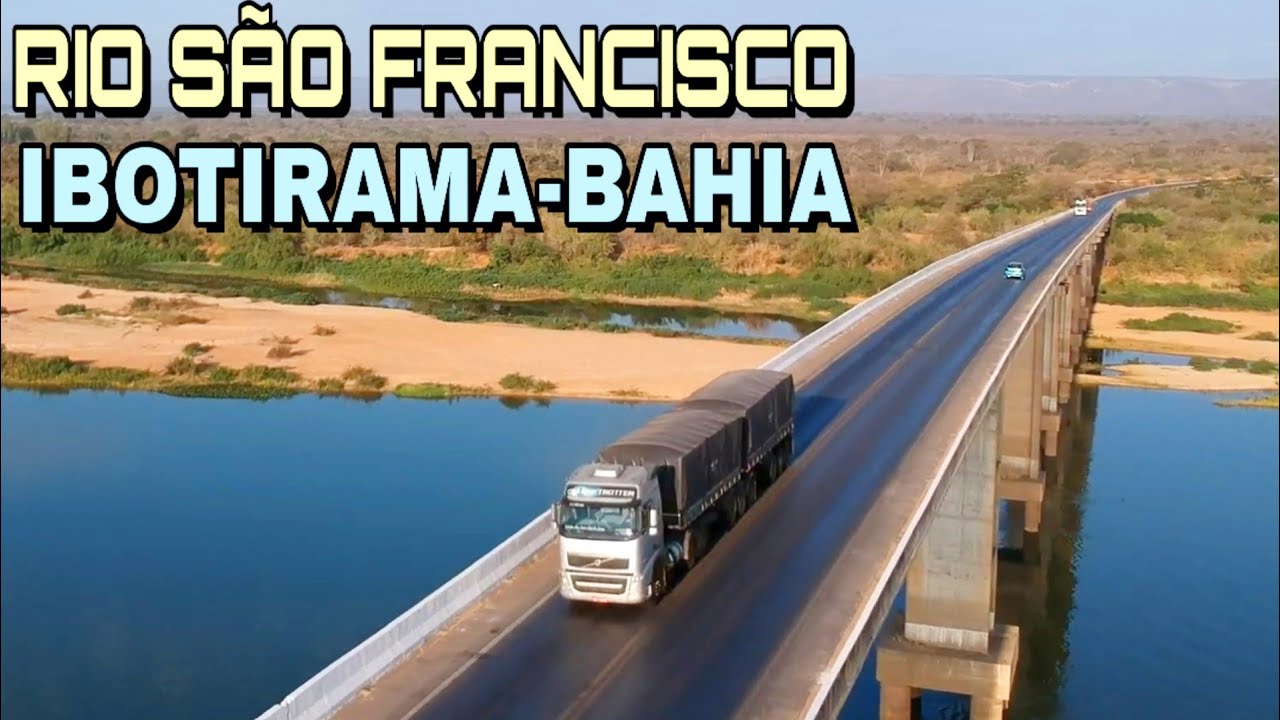 Imagens aéreas do Rio São Francisco em Ibotirama-BA