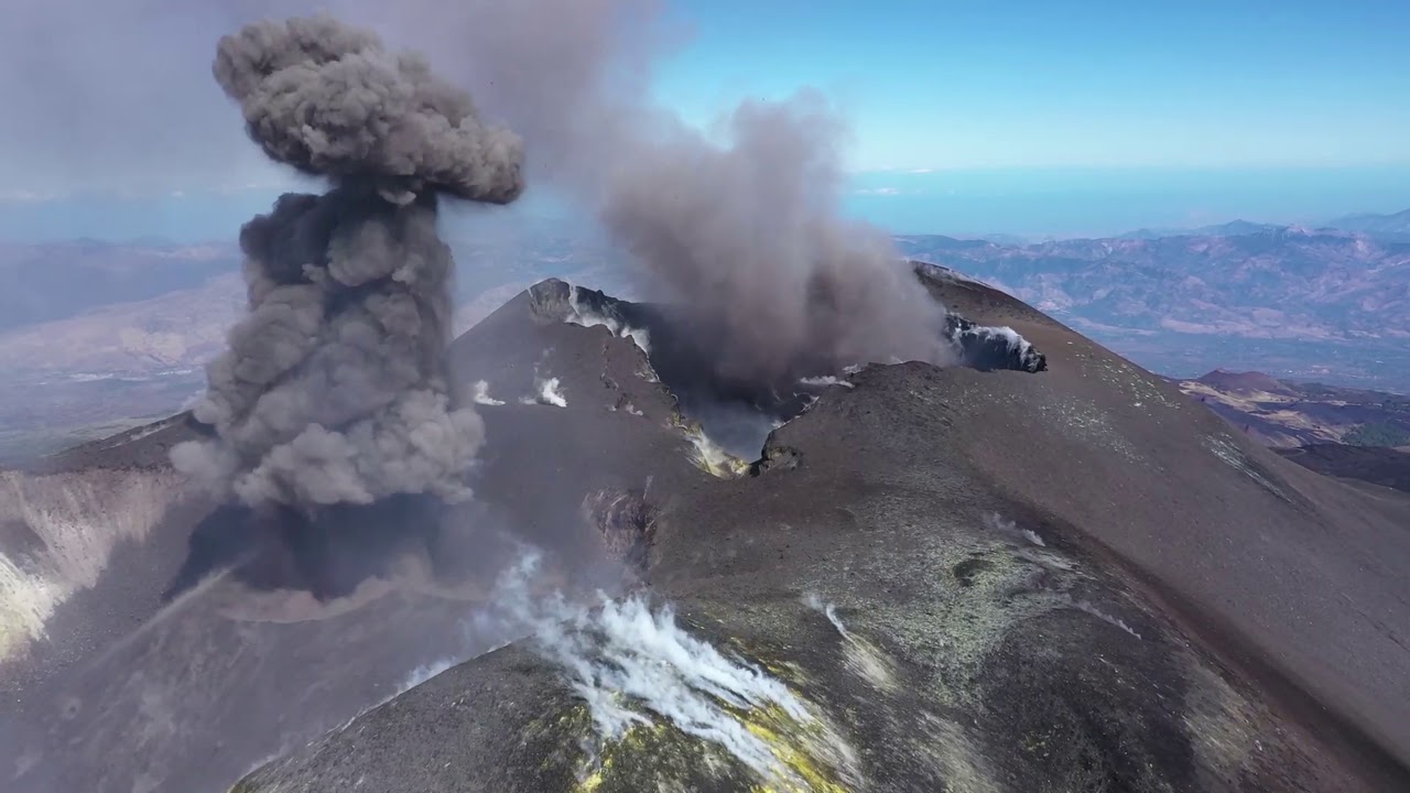 Wanderung  Etna Sizilien 10. 10. 2019 4k