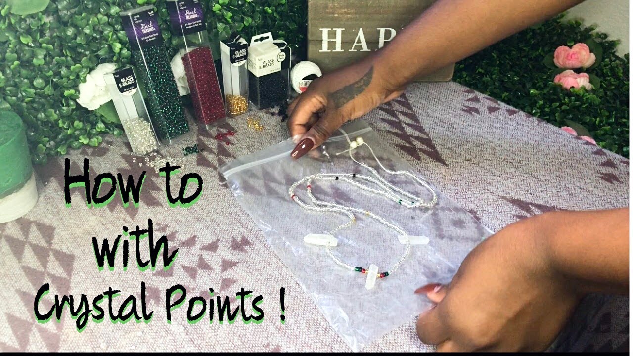 DIY Waist Beads | How to | with crystal points | episode 6