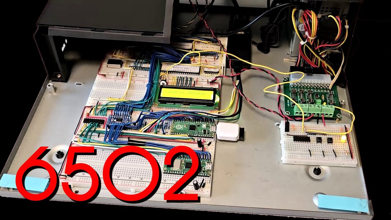 Homebrew 6502 w/ VGA and USB Keyboard in a Unique PC Case