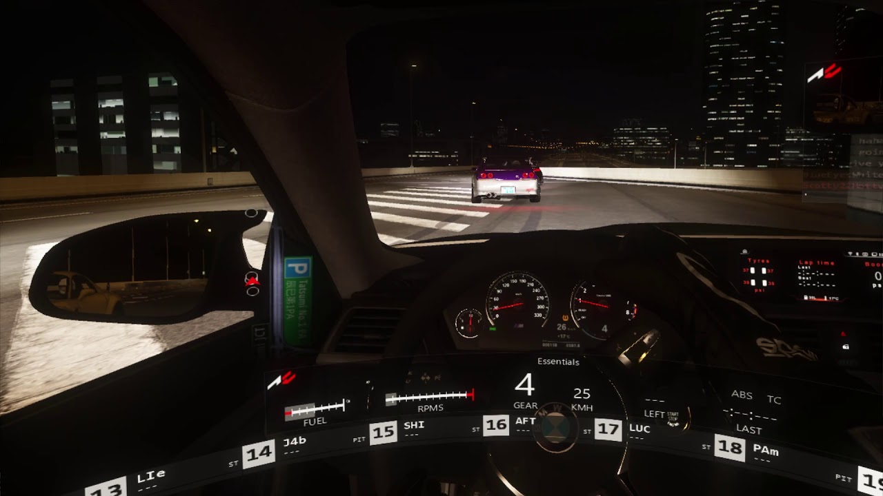 Crusing in Assetto Corsa