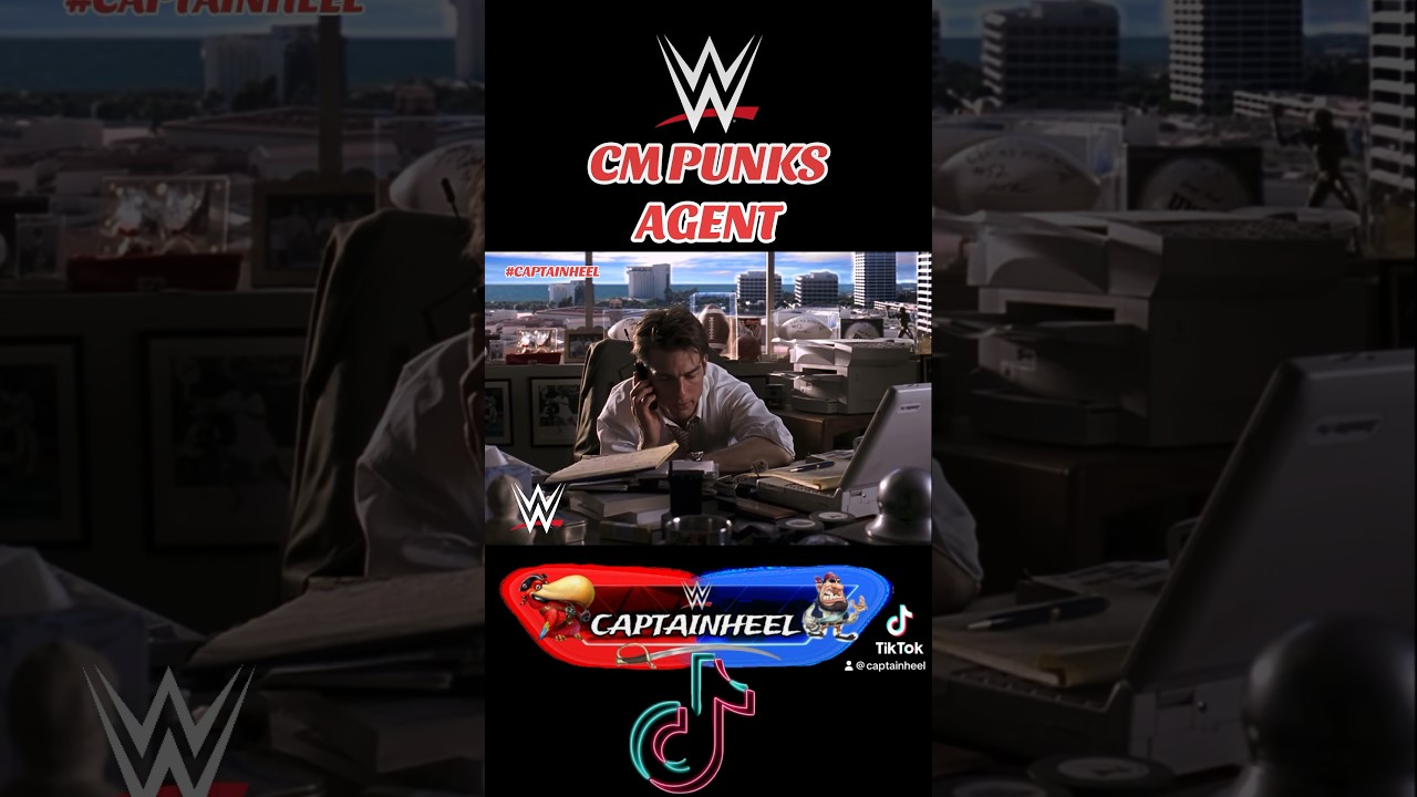 WWE CM PUNKS AGENT #wwe #cmpunk