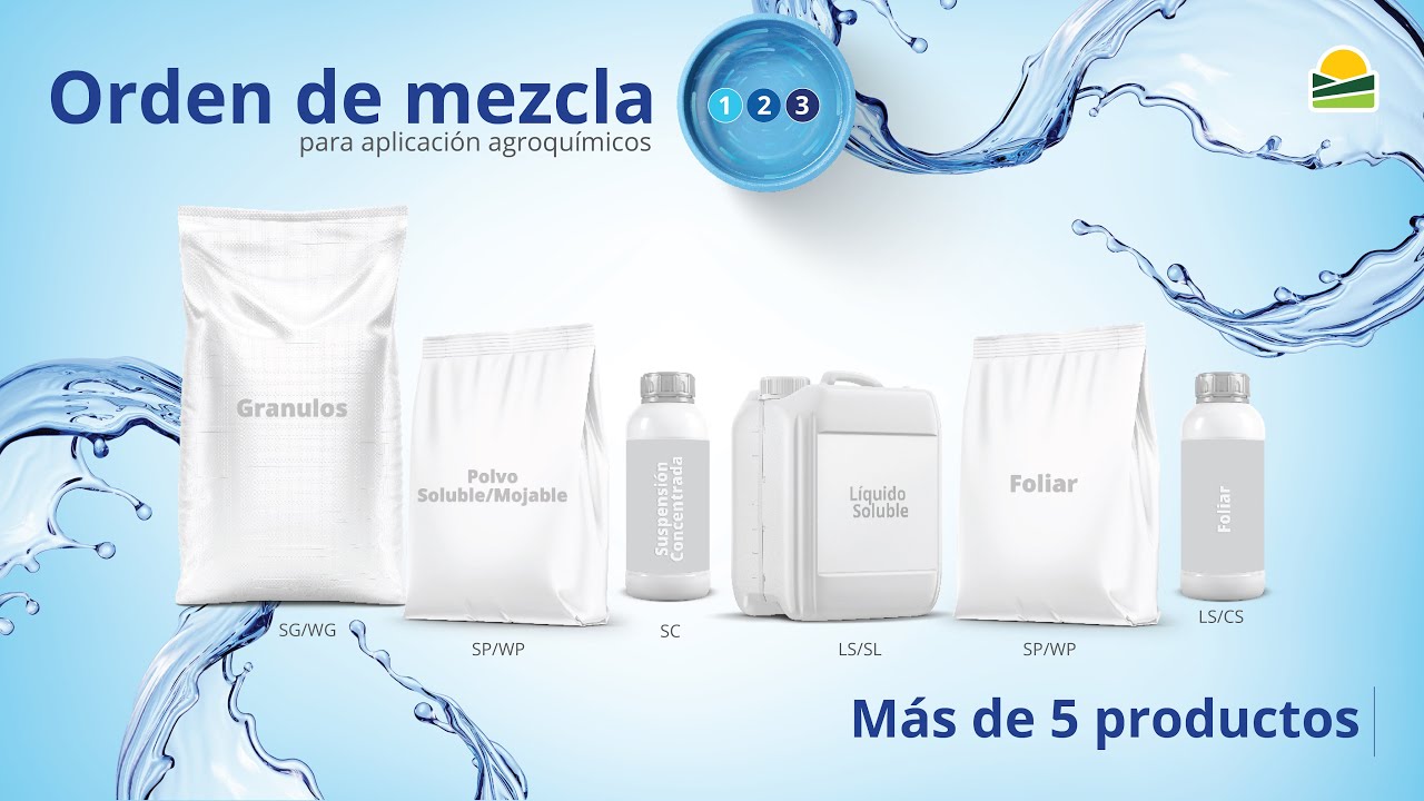 💧 ¡𝗠á𝘀 𝗱𝗲 𝗰𝗶𝗻𝗰𝗼 𝗽𝗿𝗼𝗱𝘂𝗰𝘁𝗼𝘀, orden correcto de mezcla!