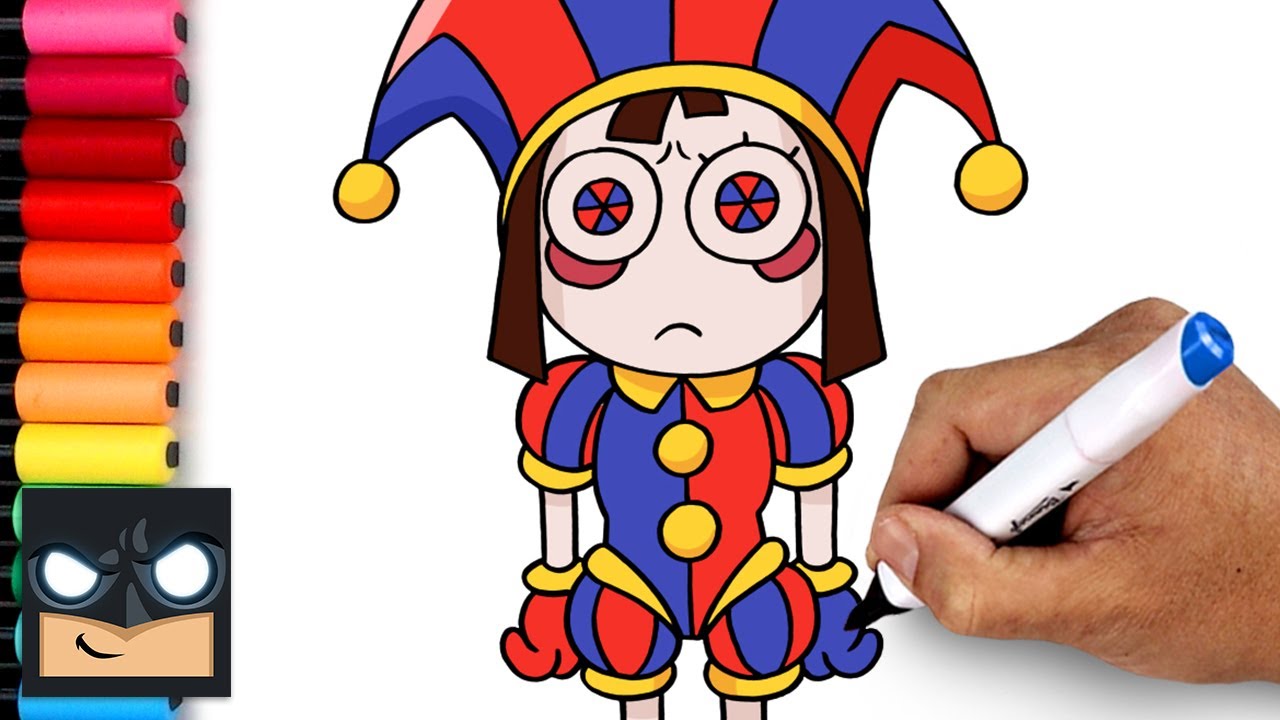 How To Draw Pomni | The Amazing Digital Circus