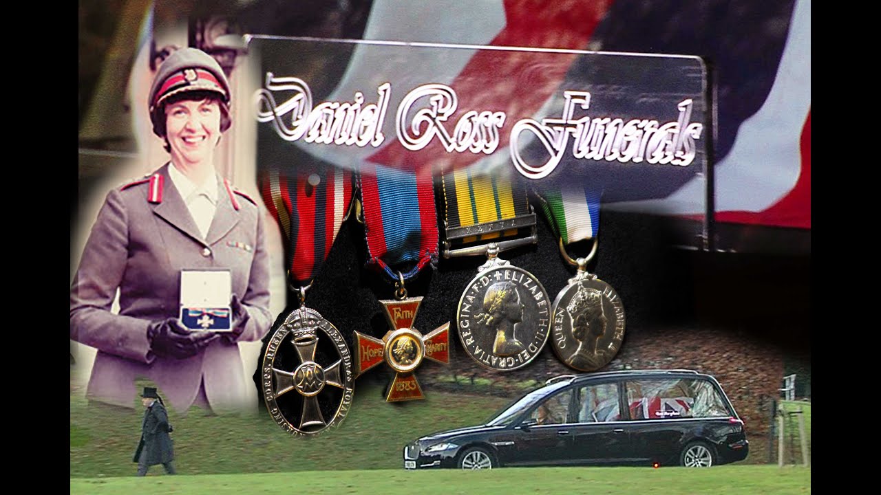 'Norah' Colonel Dorothy Morton Full Edited Funeral Video Sutton Coldfield Crematorium by JSPV & DRF