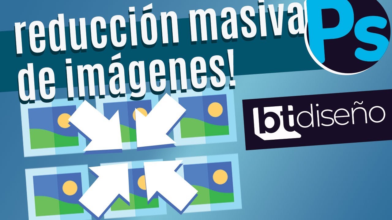 Como REDUCIR el peso de varias IMÁGENES a la vez en Photoshop