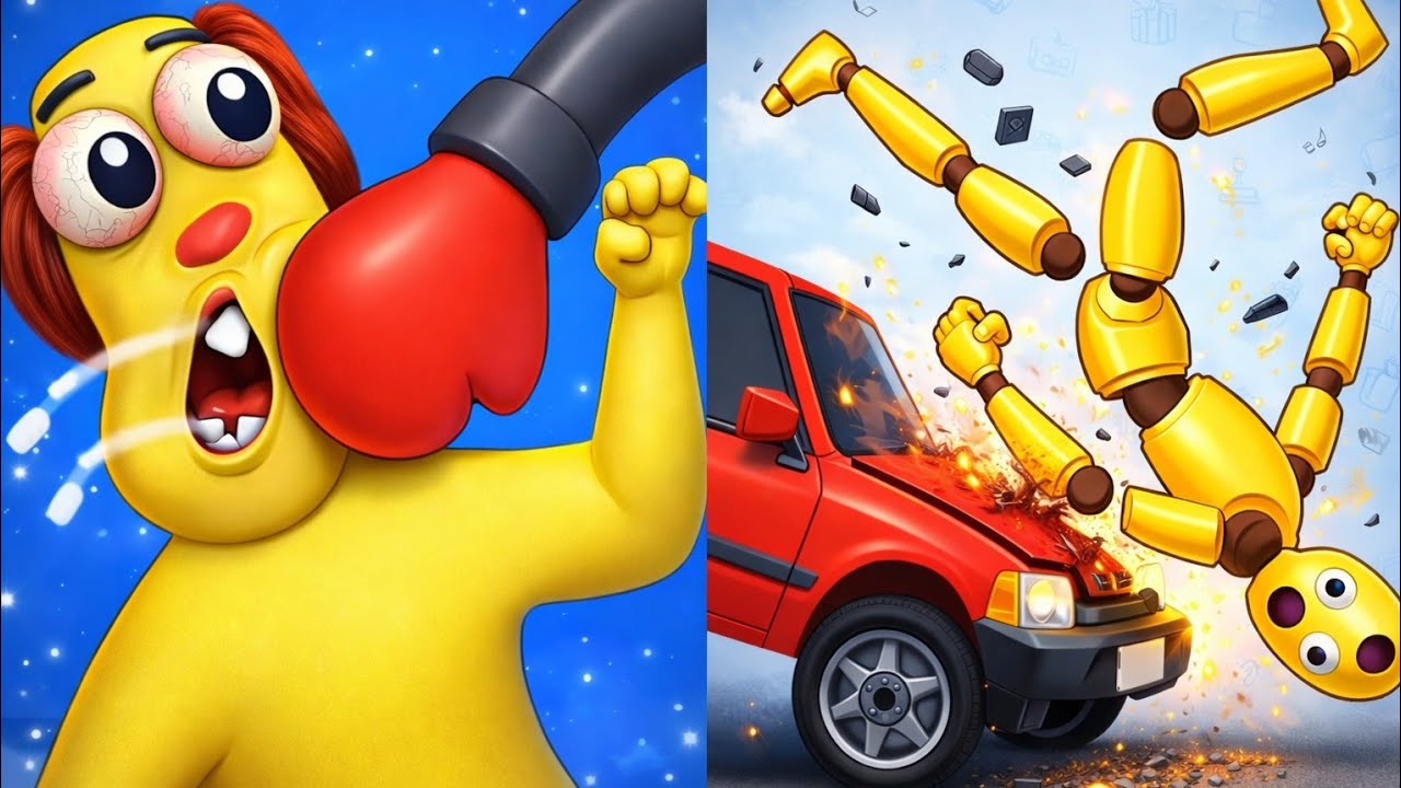 Annoying Uncle Punch Game VS Kick Break The Ragdoll Game | Ultimate Funny Physics Battle Gameplay 😂😂