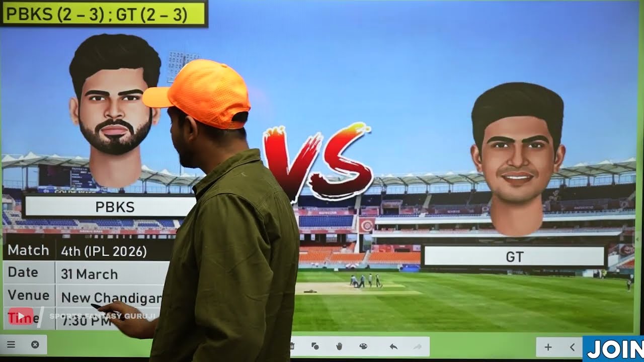 PBKS vs GT Today Match Prediction | Punjab vs Gujarat 2026 Match 4