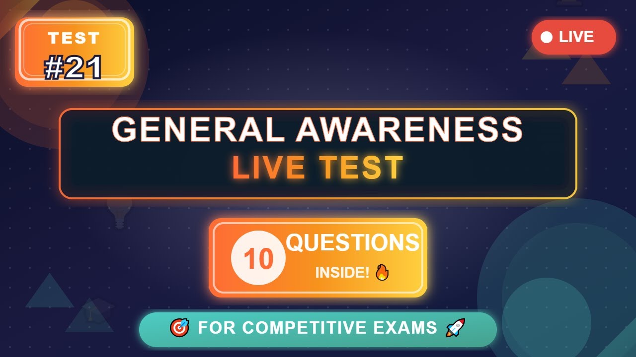 JKSSB General Knowledge Live Test #21 | Practice GK for JKSSB Exams | Download Crakify App Now!