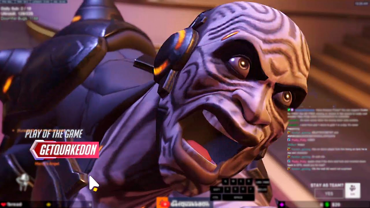 GETQUAKEDON - POTG - DOOMFIST GAMEPLAY  - OVERWATCH 2 SEASON 12 TOP 500